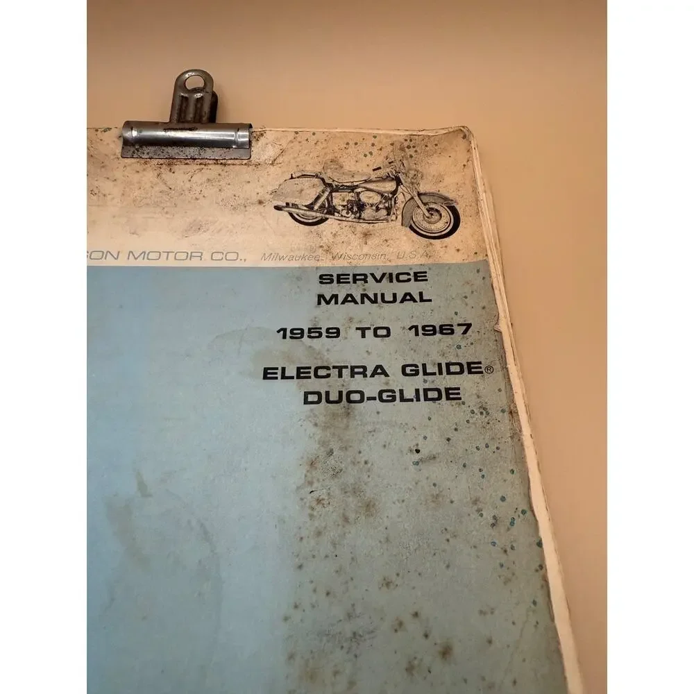 🏍️ Harley-Davidson 1959-1967 Electra Glide Duo-Glide Service Manual OEM